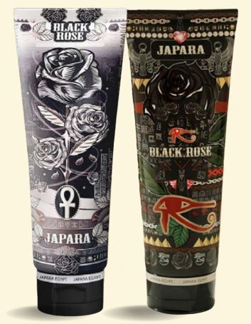 Black Rose Body Scrub and Lotion